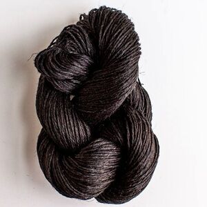 Yarn Flax and Twine Daytime Linen Fingering Sock 1 Onyx Black Knit Crochet NWT